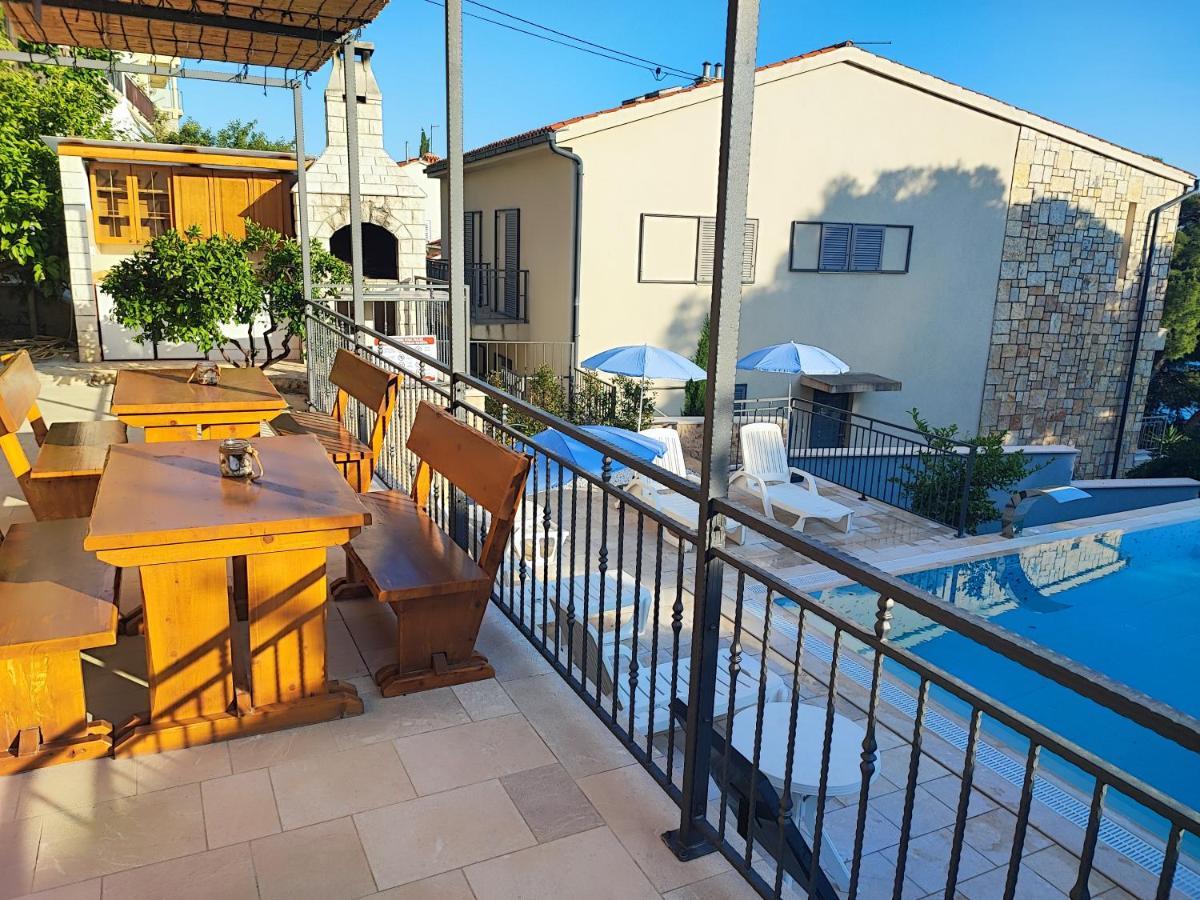 Villa Penava, Private Beach, Pool And 7Min To Трогир Экстерьер фото